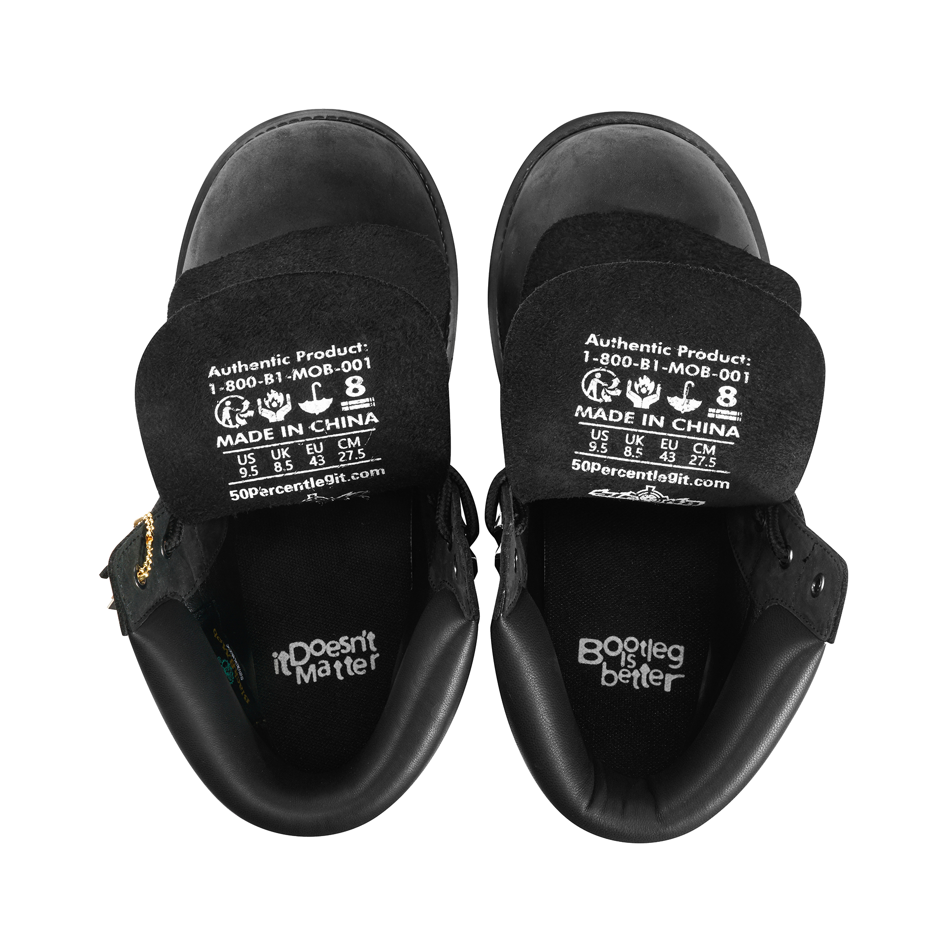 "BIG STEPPA" BOOTS BLACK