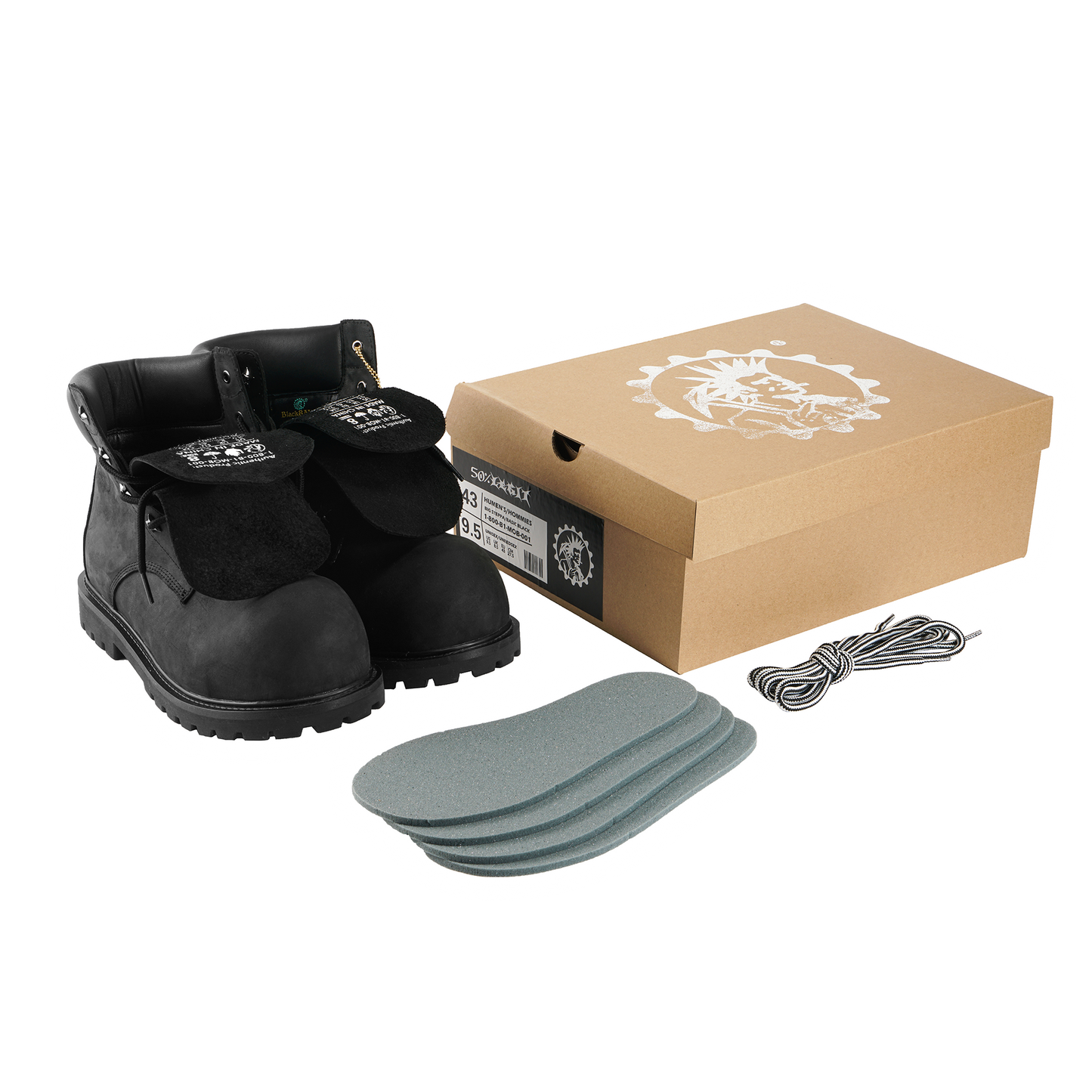 "BIG STEPPA" BOOTS BLACK